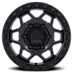 KMC Torx Beadlock UTV KS241MB 15x7 +38 6x139.7mm 100.3mm Matte Black Gloss Black Ring