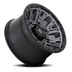 Fuel Traction D825 17x9 +1 6x139.7mm 106.1mm Matte Gunmetal Black Ring