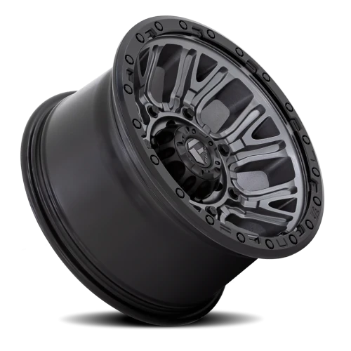 Fuel Traction D825 20x10 -18 8x165.1mm 125.1mm Matte Gunmetal Black Ring
