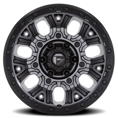 Fuel Traction D825 20x9 +1 8x170mm 125.1mm Matte Gunmetal Black Ring