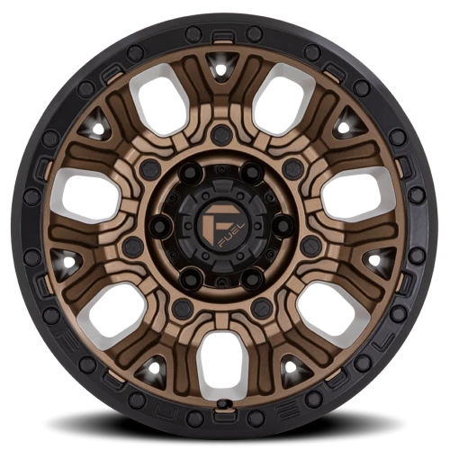 Fuel Traction D826 17x9 +1 5x127mm 71.5mm Matte Bronze Black Ring