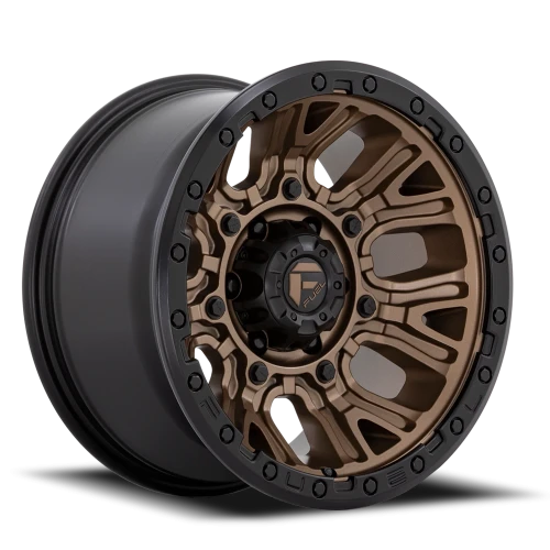 Fuel Traction D826 17x9 +1 6x139.7mm 106.1mm Matte Bronze Black Ring