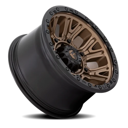 Fuel Traction D826 17x9 -12 6x139.7mm 106.1mm Matte Bronze Black Ring