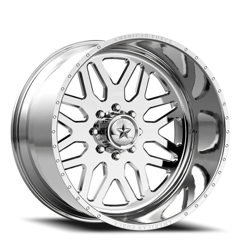 American Force B02 Trax SS 20x10 -18 5x127mm 71.5mm Polished