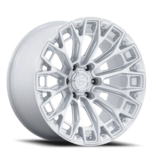 Fuel Trax FC882 SD 17x9 +1 6x139.7mm 106.1mm Gloss Silver Machined Face