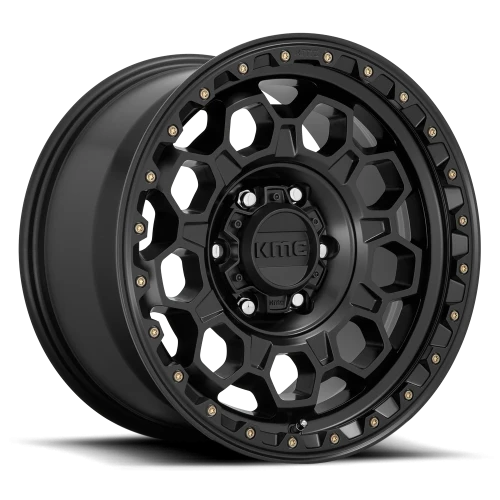 KMC Trek KM545 SB 17x9 +18 6x114.3mm 66.06mm Satin Black