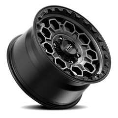 KMC Trek KM545 GY 17x9 +18 6x139.7mm 106.1mm Satin Black Gray Tint