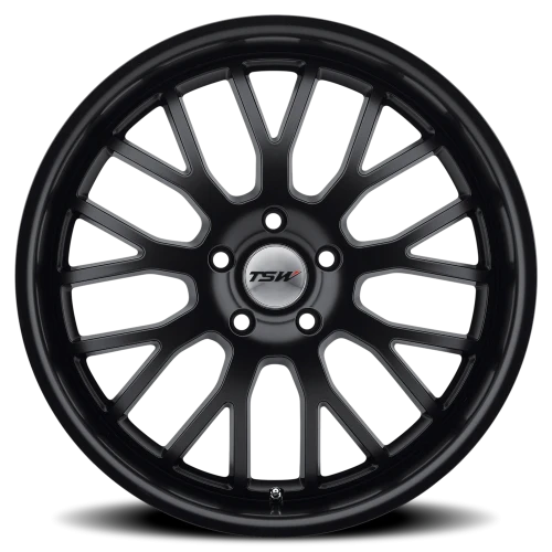 TSW Tremblant MB 19x8 +20 5x114.3mm 76mm Matte Black