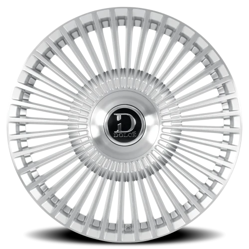 Dolce Luxury Trento GSBF 20x9 +35 5x108mm 73.1mm Gloss Silver Brushed Face