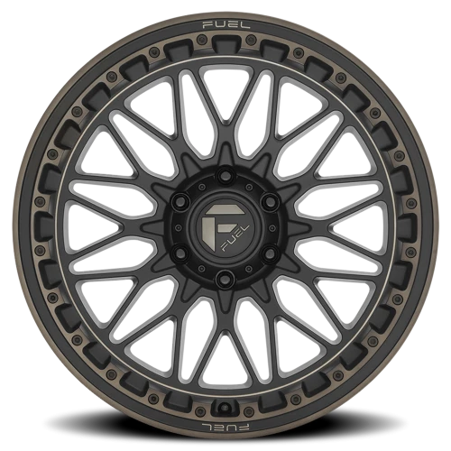 Fuel Trigger D759 17x9 +1 6x139.7mm 106.1mm Matte Black Dark Tint
