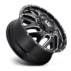 Fuel Triton Dually D581 22x8.25 +105 8x200mm 142mm Gloss Black Milled