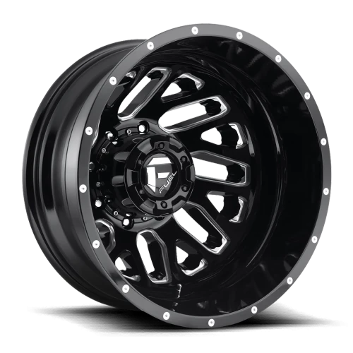 Fuel Triton Dually D581 20x8.25 -265 8x165.1mm 121.5mm Gloss Black Milled