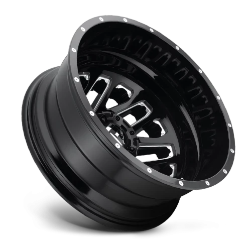 Fuel Triton Dually D581 22x8.25 -227 8x200mm 142mm Gloss Black Milled