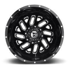 Fuel Triton Dually D581 22x8.25 -246 8x210mm 154.3mm Gloss Black Milled