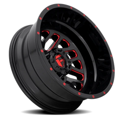 Fuel Triton Dually D656 20x8.25 -240 8x165.1mm 121.5mm Gloss Black Red Tinted Clear