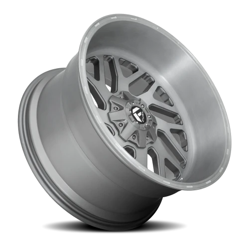 Fuel Triton Platinum D715 20x10 -18 8x180mm 124.2mm Brushed Gunmetal Clear Tint