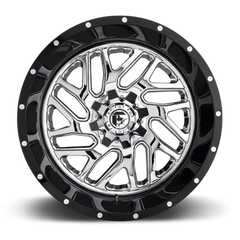 Fuel Triton D211 22x10 -13 8x170mm 125.1mm Chrome  Gloss Black Lip