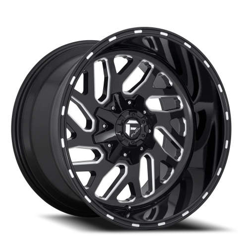 Fuel Triton D581 20x12 -43 8x165.1mm 125.1mm Gloss Black Milled
