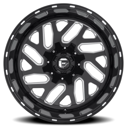 Fuel Triton D581 20x10 -18 5x139.7mm 110.1mm Gloss Black Milled