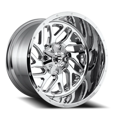 Fuel Triton D609 20x12 -43 8x170mm 125.1mm Chrome Chrome Plated