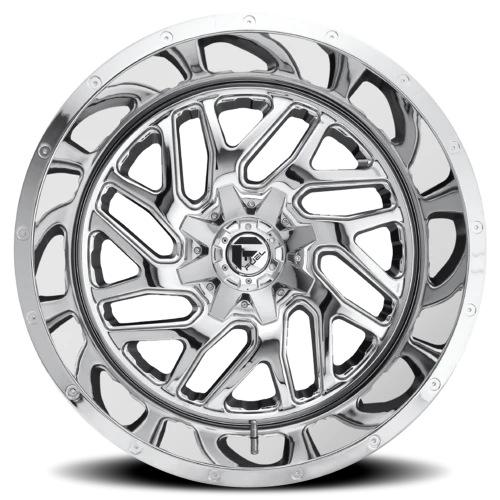 Fuel Triton D609 22x12 -43 8x180mm 124.2mm Chrome Chrome Plated