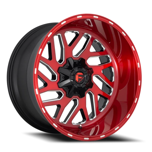 Fuel Triton D691 22x12 -43 8x180mm 124.2mm Candy Red Milled