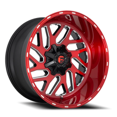 Fuel Triton D691 20x10 -18 8x170mm 125.1mm Candy Red Milled