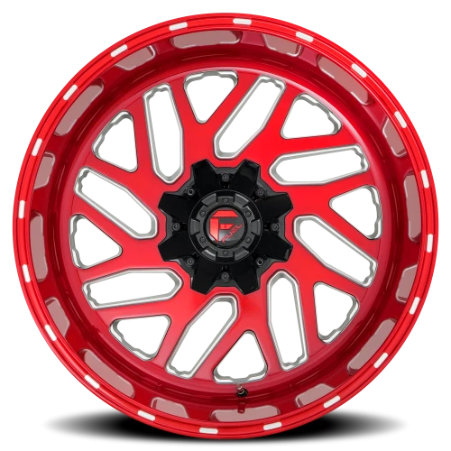 Fuel Triton D691 22x10 -18 5x114.3mm 78.1mm Candy Red Milled