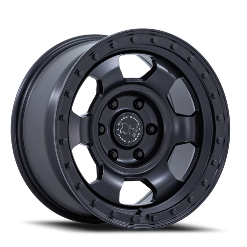 Black Rhino Trooper BR029MX 17x8.5 -10 6x139.7mm 106.1mm Matte Black