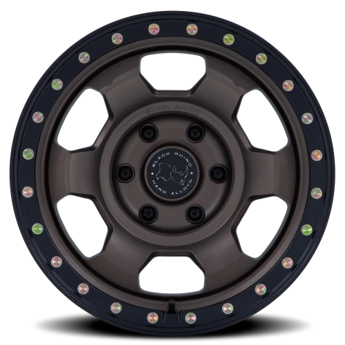 Black Rhino Trooper BR029ZB 17x8.5 -10 5x127mm 71.5mm Burnt Bronze Matte Black Lip