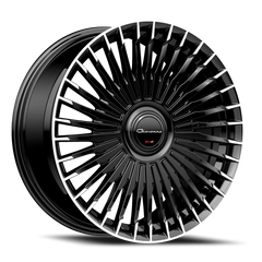 Giovanna Tulum BMT 26x10 +15 6x139.7mm 78.1mm Gloss Black Machined Tips