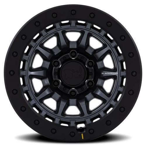 Black Rhino Tusk AX 17x8.5 -10 6x114.3mm 66.06mm Matte Gunmetal