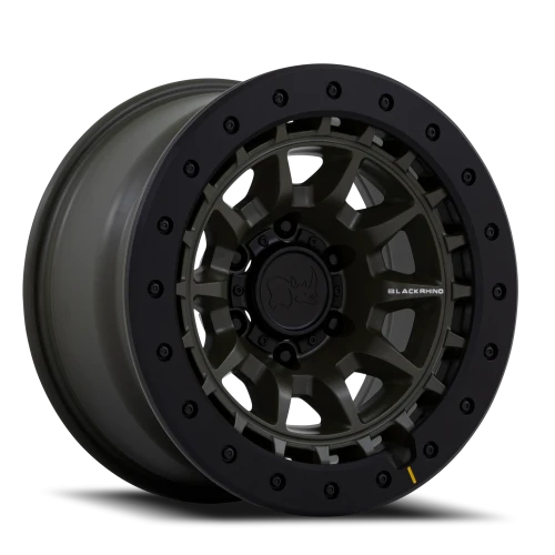 Black Rhino Tusk EX 17x8.5 -10 6x135mm 87.1mm Olive Drab Green