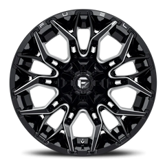 Fuel Twitch D769 20x9 +1 6x114.3mm 78.1mm Gloss Black Milled