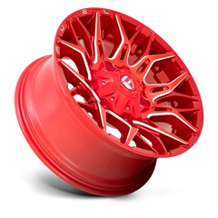 Fuel Twitch D771 20x9 +1 8x165.1mm 125.2mm Candy Red Milled