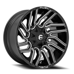 Fuel Typhoon D773 22x10 -18 8x170mm 125.1mm Gloss Black Milled