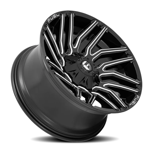 Fuel Typhoon D773 22x12 -44 8x170mm 125.1mm Gloss Black Milled