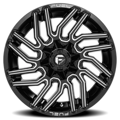 Fuel Typhoon D773 20x9 +1 8x180mm 124.3mm Gloss Black Milled