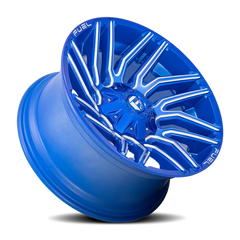 Fuel Typhoon D774 22x12 -44 5x114.3mm 78mm Anodized Blue Milled