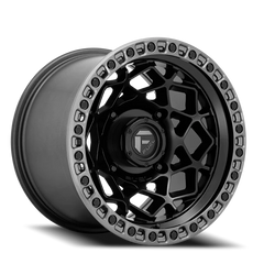 Fuel Unit UTV D783 15x7 +10 4x156mm 132mm Matte Black Gunmetal Ring
