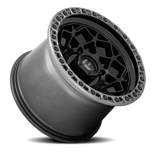Fuel Unit UTV D783 15x7 +10 4x156mm 132mm Matte Black Gunmetal Ring