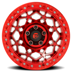 Fuel Unit D121 17x9 -15 5x127mm 71.5mm Candy Red
