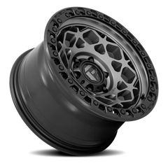 Fuel Unit D784 17x9 +1 6x139.7mm 106.1mm Gunmetal Matte Black Ring