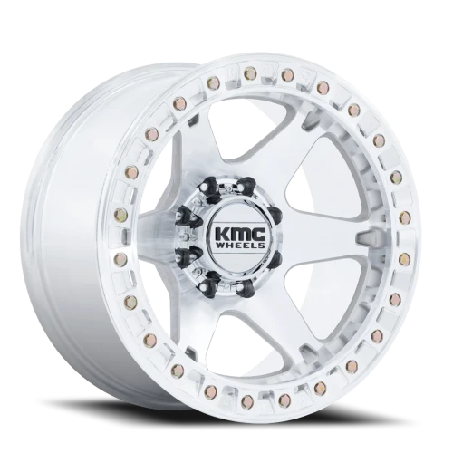 KMC VI Beadlock KM238 MS 17x9 +1 6x135mm 87.1mm Machined Silver