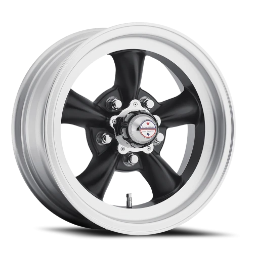 American Racing Torq Thrust D VN105 BK 15x7 -6 5x127mm 83.06mm Satin Black Machined Lip