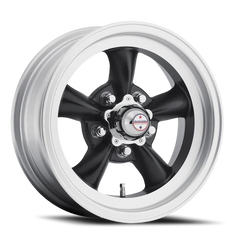 American Racing Torq Thrust D VN105 BK 15x6 +4 5x120.65mm 83.06mm Satin Black Machined Lip