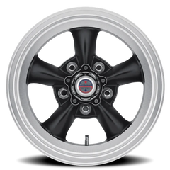 American Racing Torq Thrust D VN105 BK 15x6 +4 5x114.3mm 83.06mm Satin Black Machined Lip