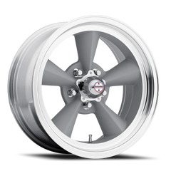 American Racing Torq Thrust Original VN309 15x17 -6 5x127mm 83.06mm Vintage Silver Machined Lip