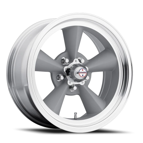 American Racing Torq Thrust Original VN309 15x15 -6 5x127mm 83.06mm Vintage Silver Machined Lip