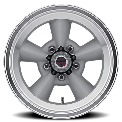 American Racing Torq Thrust Original VN309 17x7 +0 5x139.7mm 83.06mm Vintage Silver Machined Lip